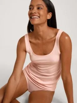Calida Natural Comfort Tank Top Pearl Blush -Unterwäsche Verkäufe Calida Natural Comfort Tank Top Rundhals rosa 12175 072 5