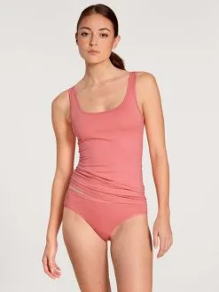 Calida Natural Comfort Tank Top Italian Rose -Unterwäsche Verkäufe Calida Natural Comfort Tank Top Rundhals rosa 12175 243 2