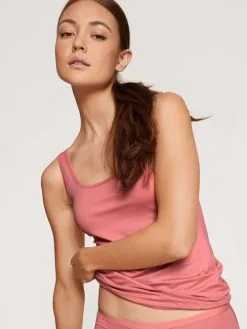 Calida Natural Comfort Tank Top Italian Rose -Unterwäsche Verkäufe Calida Natural Comfort Tank Top Rundhals rosa 12175 243 4
