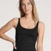 Calida Natural Comfort Tank-Top Mit Innenbustier Schwarz