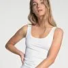 Calida Natural Comfort Tank Top Weiss -Unterwäsche Verkäufe Calida Natural Comfort Tank Top weiss 12175 001