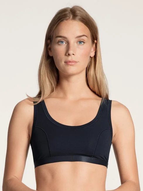 Calida Natural Joy Bustier Dark Lapis Blue 3 Calida Natural Joy Bustier Dark Lapis Blue