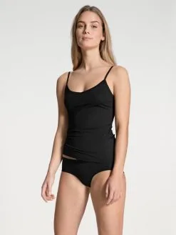 Calida Natural Joy Panty, Low Cut Schwarz -Unterwäsche Verkäufe Calida Natural Joy Panty low cut schwarz 24155 992 3