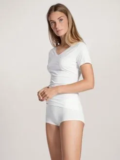 Calida Natural Joy Panty, Regular Cut Weiss -Unterwäsche Verkäufe Calida Natural Joy Panty regular cut weiss 27755 001 4