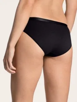 Calida Natural Joy Slip, Regular Cut Schwarz -Unterwäsche Verkäufe Calida Natural Joy Slip regular cut schwarz 22355 992 1