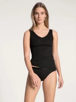 Calida Natural Joy Slip, Regular Cut Schwarz -Unterwäsche Verkäufe Calida Natural Joy Slip regular cut schwarz 22355 992 2