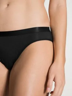 Calida Natural Joy Slip, Regular Cut Schwarz -Unterwäsche Verkäufe Calida Natural Joy Slip regular cut schwarz 22355 992 3