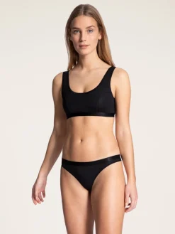 Calida Natural Joy String, Low Cut Schwarz -Unterwäsche Verkäufe Calida Natural Joy String low cut schwarz 20055 992 2
