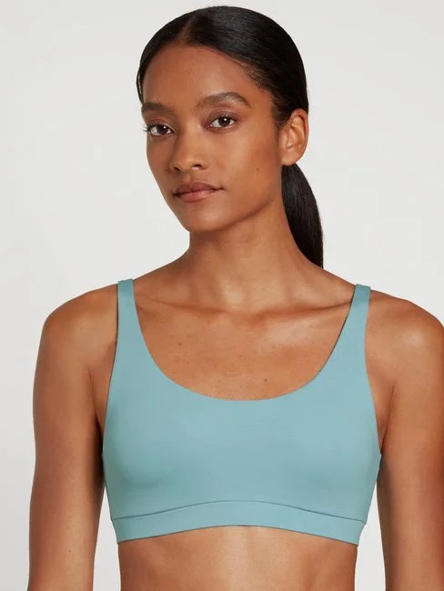 Calida Natural Skin Bustier, Cradle To Cradle Certified® Blue Satin 3 Calida Natural Skin Bustier, Cradle To Cradle Certified® Blue Satin – Bild 2