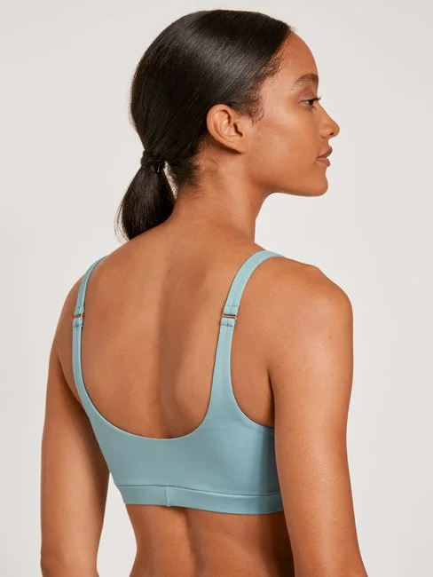 Calida Natural Skin Bustier, Cradle To Cradle Certified® Blue Satin 4 Calida Natural Skin Bustier, Cradle To Cradle Certified® Blue Satin – Bild 3