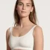 Calida Natural Skin Bustier, Cradle To Cradle Certified® Star White -Unterwäsche Verkäufe Calida Natural Skin Bustier weiss 02239 910