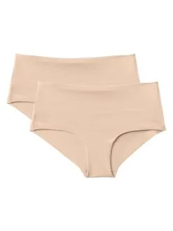 Calida Natural Skin Panty Im Doppelpack, Low Cut, Cradle To Cradle Certified® Rose Teint