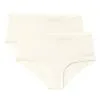 Calida Natural Skin Panty Im Doppelpack, Low Cut, Cradle To Cradle Certified® White -Unterwäsche Verkäufe Calida Natural Skin Panty low cut Compostable weiss 24339 910 neu