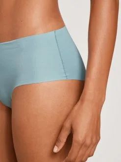 Calida Natural Skin Seamless-Panty, Low Cut, Cradle To Cradle Certified® Blue Satin -Unterwäsche Verkäufe Calida Natural Skin Seamless Panty low cut Compostable blau 24339 473 3