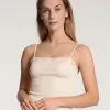 Calida Richesse Lace Spaghetti-Top Light Ivory