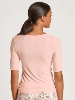 Calida Second Skin Kurzarm-Shirt Mit Seide Pearl Blush -Unterwäsche Verkäufe Calida Second Skin Kurzarm Shirt mit Seide rosa 14656 072 2