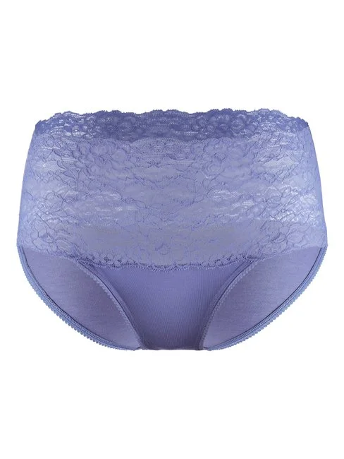 Calida Sensual Secrets Slip, High Waist Provence Blue 6 Calida Sensual Secrets Slip, High Waist Provence Blue – Bild 4