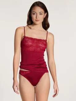 Calida Sensual Secrets Slip, Regular Cut Rio Red -Unterwäsche Verkäufe Calida Sensual Secrets Slip regular cut rot 21932 167 2