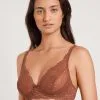 Calida Sensual Secrets Spitzen-BH Ohne Bügel Ginger Bisquit -Unterwäsche Verkäufe Calida Sensual Secrets Spitzen BH ohne Buegel braun 03131 107