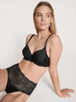 Calida Sensual Secrets String, High Waist Schwarz -Unterwäsche Verkäufe Calida Sensual Secrets String high waist schwarz 20931 992 4