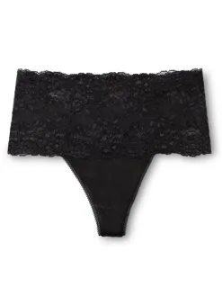 Calida Sensual Secrets String, High Waist Schwarz -Unterwäsche Verkäufe Calida Sensual Secrets String high waist schwarz 20931 992 5