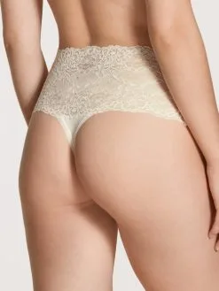 Calida Sensual Secrets String, High Waist Alabaster Crème -Unterwäsche Verkäufe Calida Sensual Secrets String high waist weiss 20931 911 1