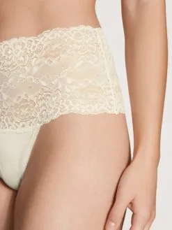 Calida Sensual Secrets String, High Waist Alabaster Crème -Unterwäsche Verkäufe Calida Sensual Secrets String high waist weiss 20931 911 3