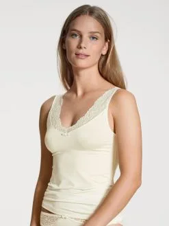 Calida Sensual Secrets Tank Top Alabaster Crème