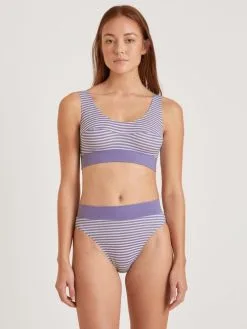 Calida Special Bustier Mit Softbund Provence Blue Print -Unterwäsche Verkäufe Calida Special Bustier mit Softbund violett 02148 745 2