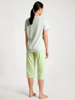 Calida Spring Nights 3/4-Pyjama Light Pistache -Unterwäsche Verkäufe Calida Spring Nights 3 4 Pyjama gruen 40296 670 1