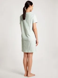 Calida Spring Nights Kurzarm-Nachthemd, Länge 95cm Light Pistache -Unterwäsche Verkäufe Calida Spring Nights Kurzarm Nachthemd Laenge 95cm gruen 30096 670 1