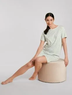 Calida Spring Nights Kurzarm-Nachthemd, Länge 95cm Light Pistache -Unterwäsche Verkäufe Calida Spring Nights Kurzarm Nachthemd Laenge 95cm gruen 30096 670 2