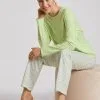 Calida Spring Nights Pyjama, Lang Light Pistache 1 Calida Spring Nights Pyjama, Lang Light Pistache -Unterwäsche Verkäufe Calida Spring Nights Pyjama lang gruen 40396 670