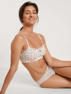 Calida Toujours Print Bustier Star White Print -Unterwäsche Verkäufe Calida Toujours Print Bustier weiss 02238 713 4