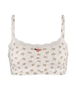 Calida Toujours Print Bustier Star White Print -Unterwäsche Verkäufe Calida Toujours Print Bustier weiss 02238 713 7