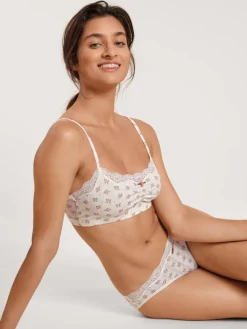 Calida Toujours Print Slip, Low Cut Star White Print -Unterwäsche Verkäufe Calida Toujours Print Slip low cut weiss 22638 713 3