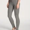 Calida True Confidence Leggings Aus Wolle-Seide Platin Melé_ -Unterwäsche Verkäufe Calida True Confidence Hose lang Leggings grau meliert 27435 857