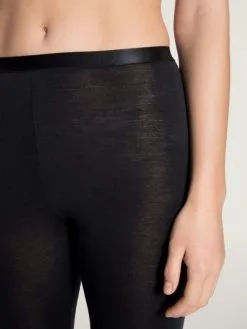 Calida True Confidence Leggings Aus Wolle-Seide WS Schwarz -Unterwäsche Verkäufe Calida True Confidence Hose lang Leggings schwarz 27435 996 3