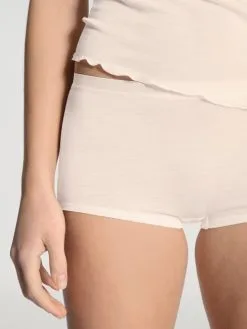 Calida True Confidence Kurzarm-Shirt Aus Wolle-Seide Light Ivory -Unterwäsche Verkäufe Calida True Confidence Kurzarm Shirt aus Wolle Seide beige 14535 090 1622640995