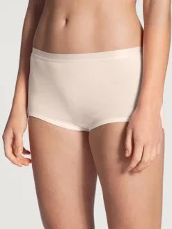 Calida True Confidence Panty Aus Wolle-Seide, High Waist Light Ivory