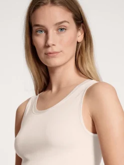 Calida True Confidence Tank-Top Aus Wolle-Seide Light Ivory -Unterwäsche Verkäufe Calida True Confidence Tank Top aus Wolle Seide beige 12435 090 1622641000