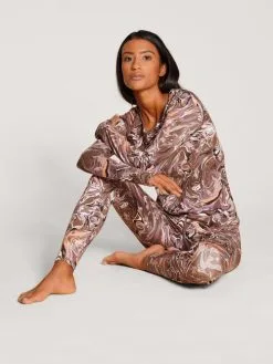 Calida 100% Nature Relax Leggings, Cradle To Cradle Certified® Truffle Brown Print -Unterwäsche Verkäufe Calida 100 Nature Relax Leggings braun 27057 778 5