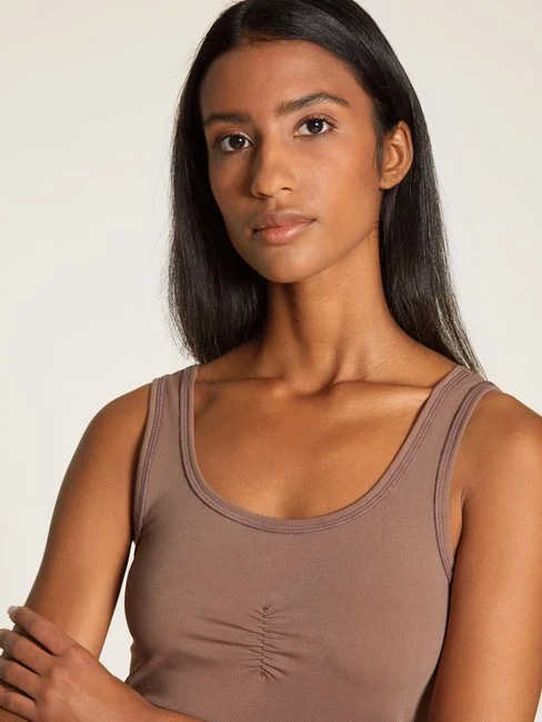 Calida 100% Nature Relax Tank-Top, Cradle To Cradle Certified® Truffle Brown – Bild 4