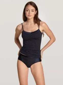 Calida Cate Print Panty, Low Cut Dark Lapis Blue -Unterwäsche Verkäufe Calida Cate Print Panty blau 24598 339 2