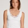 Calida Cotton Desire Top Ohne Arm Weiss 2 Calida Cotton Desire Top Ohne Arm Weiss -Unterwäsche Verkäufe Calida Cotton Desire Top ohne Arm weiss 12328 001