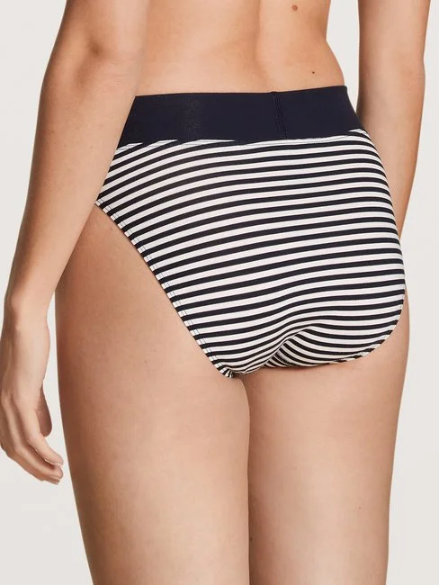 Calida Elastic Slip Mit Softbund, High Waist Dark Lapis Print 4 Calida Elastic Slip Mit Softbund, High Waist Dark Lapis Print – Bild 2