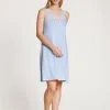 Calida Elegant Dreams Nachthemd, Länge 95cm Harmony Blue -Unterwäsche Verkäufe Calida Elegant Dreams Big Shirt blau 31258 470 neu