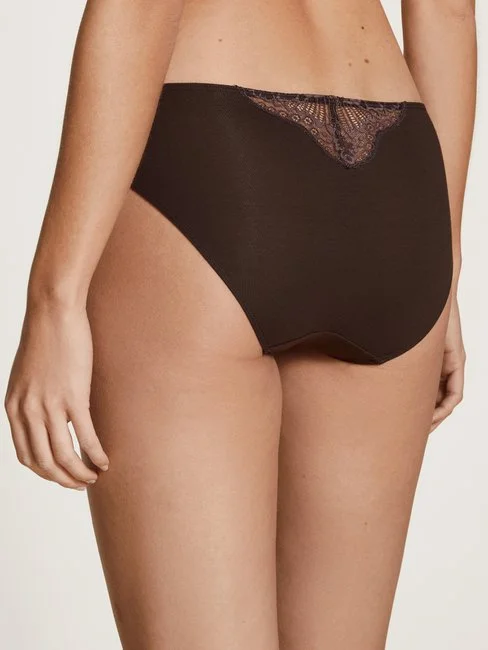 Calida Modal Sense Slip, Regular Cut Espresso Brown 4 Calida Modal Sense Slip, Regular Cut Espresso Brown – Bild 2