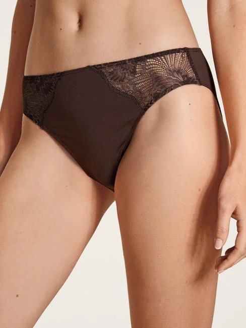 Calida Modal Sense Slip, Regular Cut Espresso Brown 3 Calida Modal Sense Slip, Regular Cut Espresso Brown