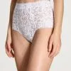 Calida Natural Comfort Lace Slip, High Waist Weiss -Unterwäsche Verkäufe Calida Natural Comfort Lace Slip weiss 22856 001